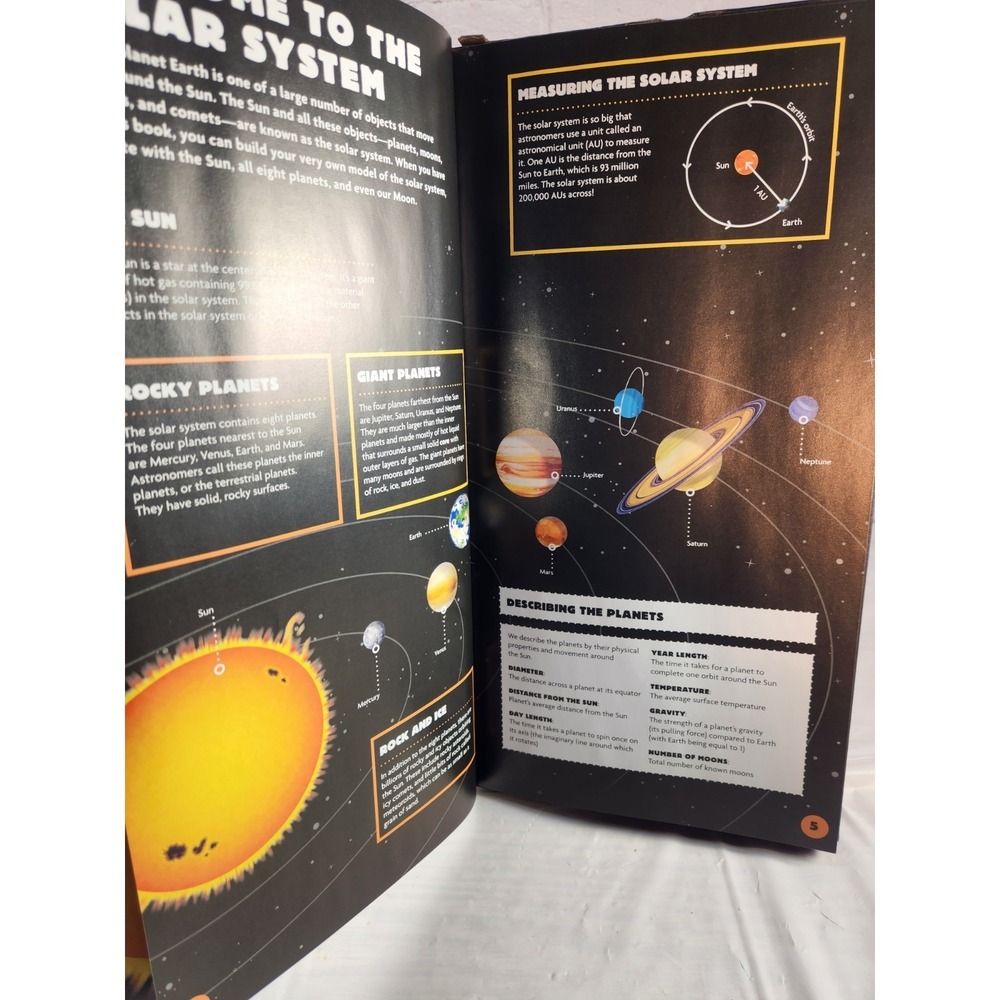Solar System Model and Book -Build the Model Science Learning Education NEW - Picture 5 of 9